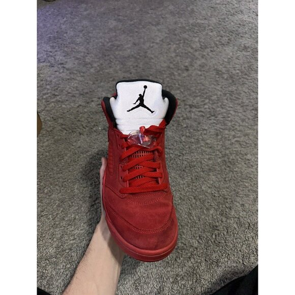 Jordan 5 Red Suede 2017 Size 9 - Picture 2 of 3